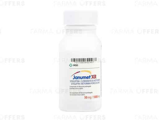 JANUMET XR TAB RE 1000/ 50mg x 56
