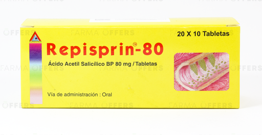 Repisprin-80 TAB, 1 de 200
