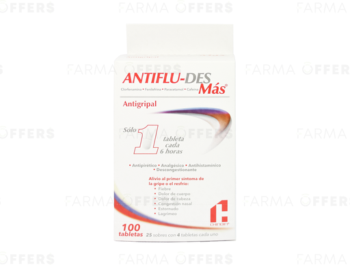 ANTIFLU-DES MAS TABL, 1 de 100