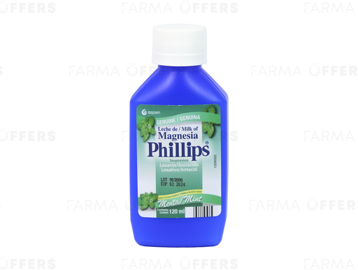 Leche Magnesia Phillips MENTA 120ML