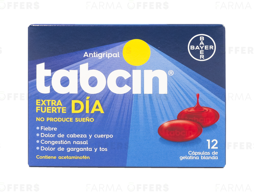 TABCIN EXTRA FUERTE DIA X 12 CAPS