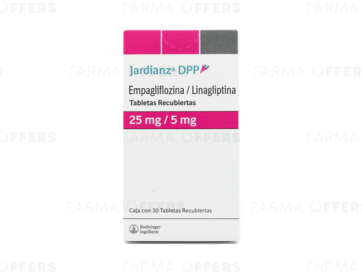 JARDIANZ DPP TABL RECUBIE 25mg/5, 1 de 30 