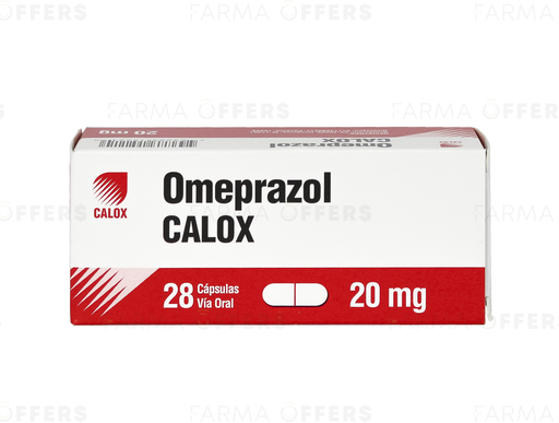 OMEPRAZOL CAPS 20mg, 1 de 28 CAL
