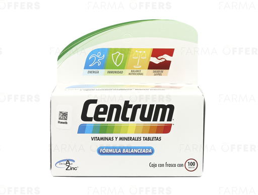 CENTRUM CON LUTEINA X 100TABS