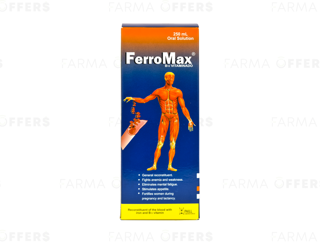 FERROMAX B-12 SOL ORAL X250ML | Farmaoffers