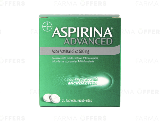 ASPIRINA 0.5G ADVANCED X 20
