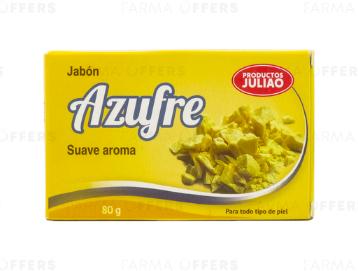 JULIAO JABON MEDICINAL DE AZUFRE 80G