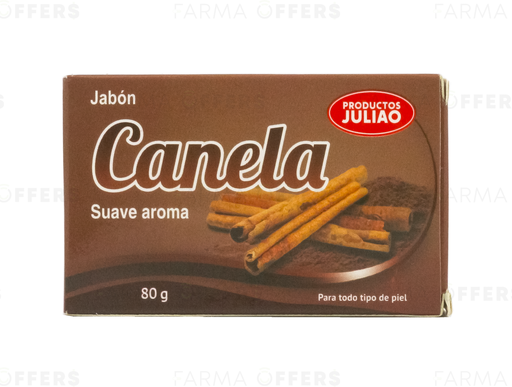 JULIAO JABON NATURAL CANELA 80G