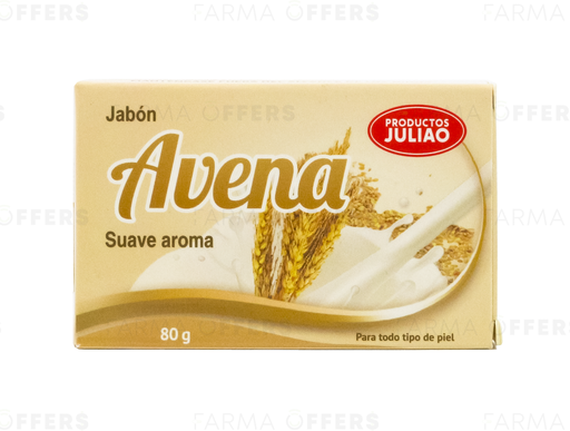 JULIAO JABON NATURAL DE AVENA 80G