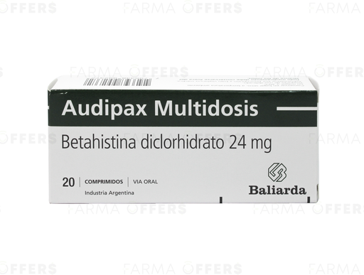 AUDIPAX MULTIDOSIS 24MG, 1 de 20