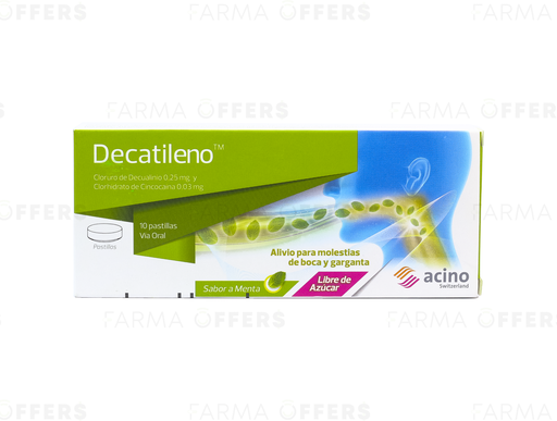 DECATYLEN 0.25 MG, 1 de 10 TABS