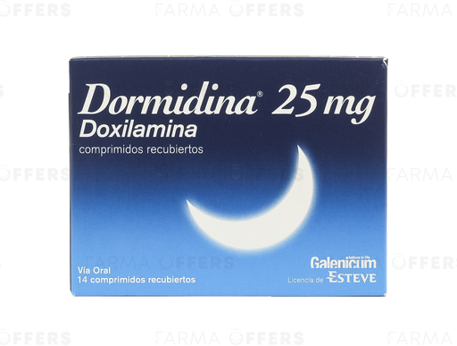 DORMIDINA 25 MG, 1 de 14