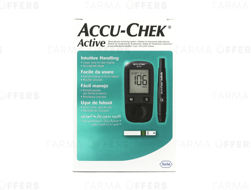 ACCU-CHEK  ACTIVE GLUCOMETRO X1