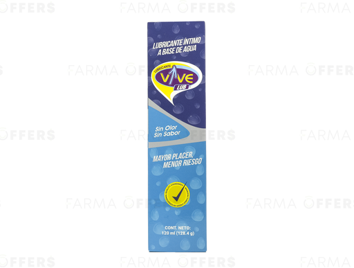 VIVE LUB SIN SABOR TUBO X 120ML