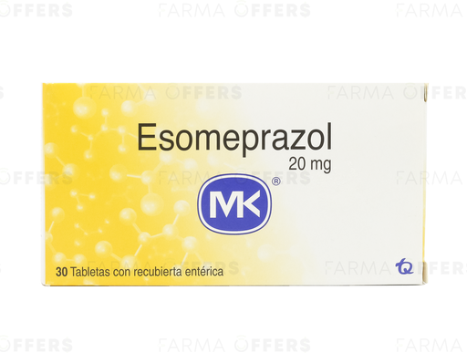 ESOMEPRAZOL MK TABL 20mg, 1 de 30