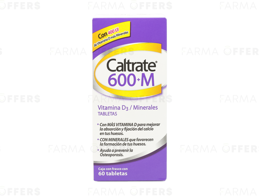 CALTRATE D+M TABL x 60