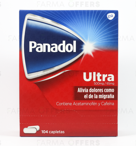 PANADOL ULTRA DISPENSADOR 56MG, 2 de 104