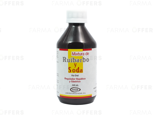 MIXTURA RUIBARBO/SODA SOLN ORAL 240ML x 1