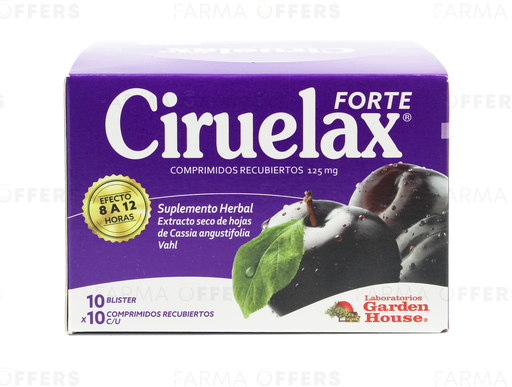 CIRUELAX FORTE 125MG, 1 de 100