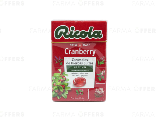 RICOLA CRANBERRY MINI BOX X 1