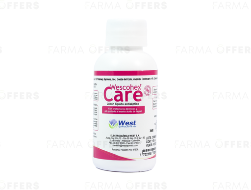 WESCOHEX CARE 4% SOL TOP. X 120ML