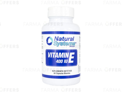 VITAMINA E CAPS 400MG x 60