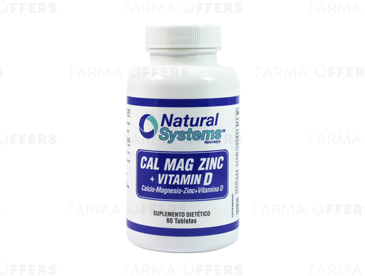 CAL+MAG+ZINC+V.D TABL x 60