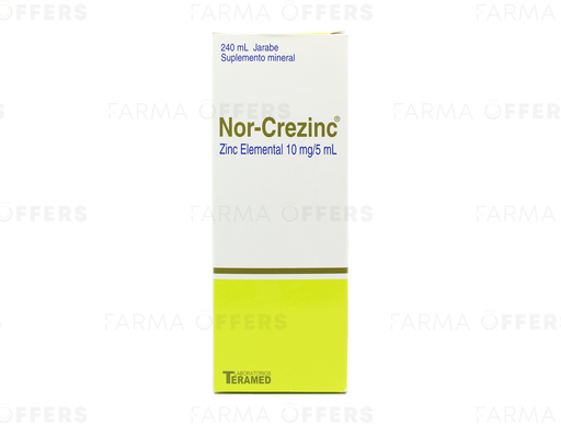 NOR-CREZINC JBE 10mg 240ML x 1 /5ML