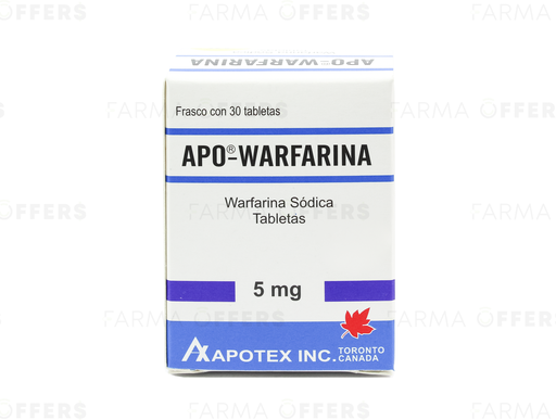 APO-WARFARINA 5.00MG 30 TABL
